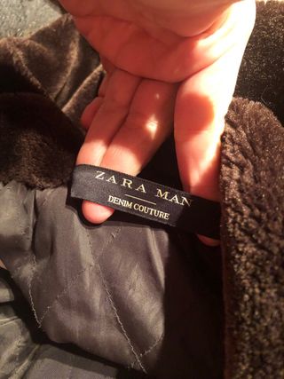 Parka Zara Talla L con capucha