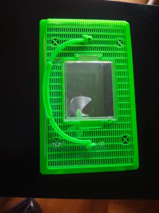 Pecera o Tortuguera Transparente y Verde