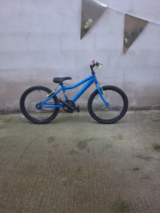Bicicleta infantil azul