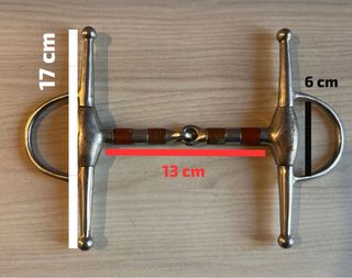Filetto per cavalli aste rulli rame