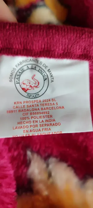 Manta cama 220x220 cm - Nueva