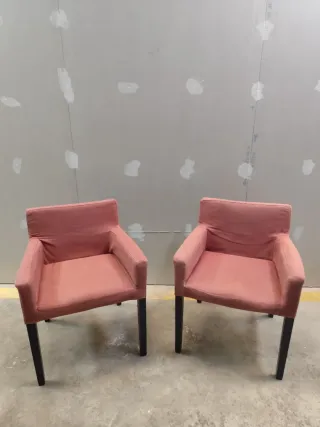 Juego de 2 butacas de tela