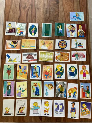 39 Cromos Los Simpson 1999-2000