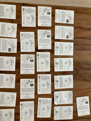 39 Cromos Los Simpson 1999-2000