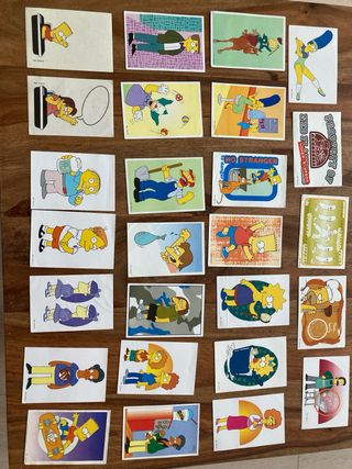 39 Cromos Los Simpson 1999-2000