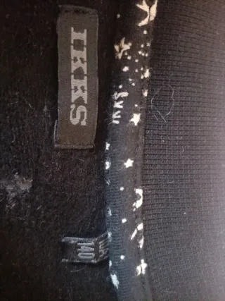 Sudadera IKSS niña talla 10 negra