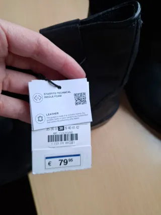 Botines piel Zara negros