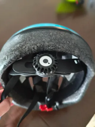 Casco bici infantil azul talla 52-56 regulable