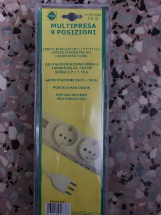 Multipresa 9 prese Tecnid