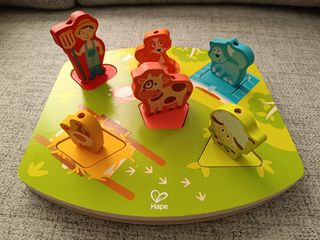Puzzle Madera Hape Amigos Granja