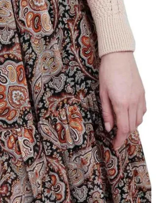 Falda larga Naf Naf estampada