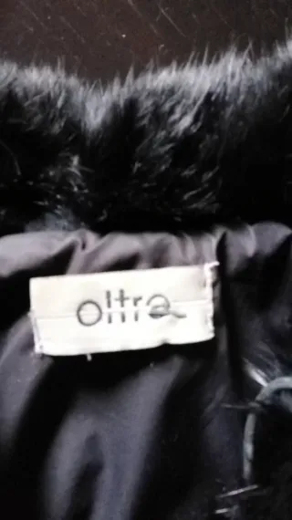 Giaccone donna nero con pelliccia