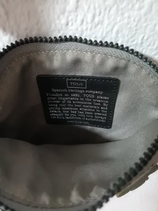 Bolso de hombro Tous pequeño color gris