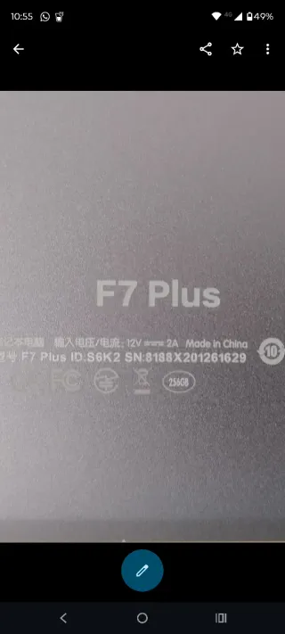 Teclast F7 Plus - Non funzionante