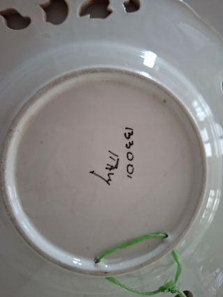 Platos decorativos florales