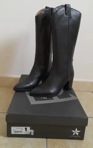 Stivali neri Primadonna donna tg 39 vera pelle