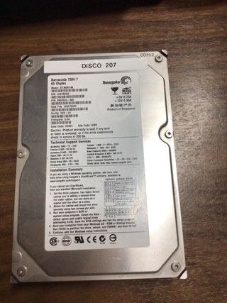 Disco Duro Seagate Barracuda 60GB