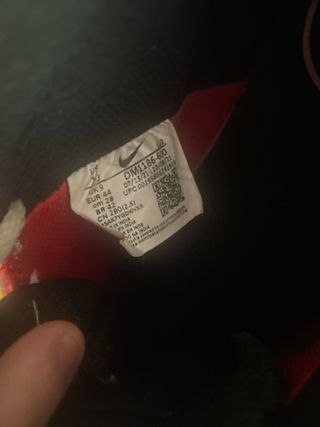 Zapatillas Nike altas rojas y blancas