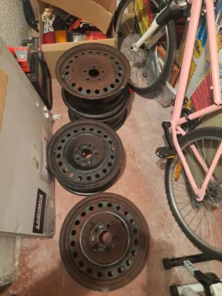 Llantas de chapa 16 5 tornillos validas para honda