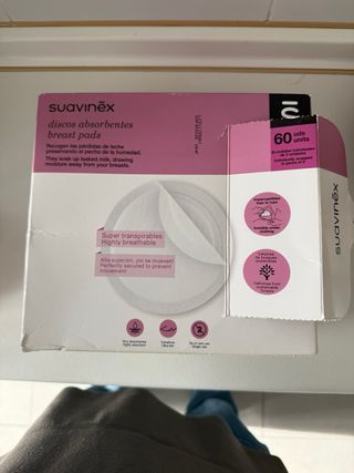 2 cajas suavinex Discos Absorbentes Lactancia
