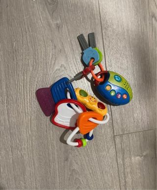 Lote Juguetes Bebé Peluche y Sonajero