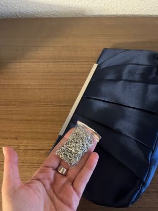 Bolso de ceremonia azul