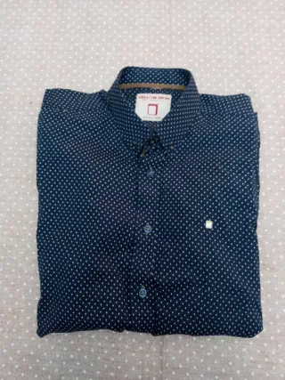 Camisa Azul Estampada Yellow Skin