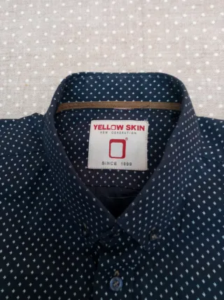 Camisa Azul Estampada Yellow Skin