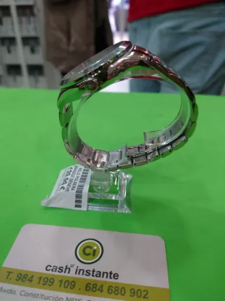 Reloj Sandoz Geneve Pulsera Plata y Blanco