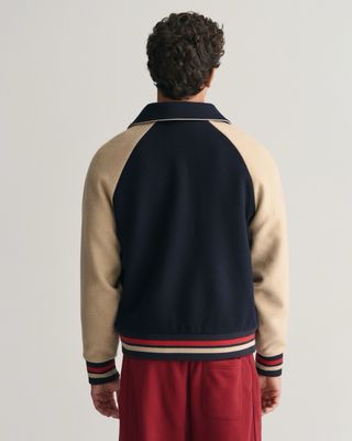 Chaqueta Gant Varsity Azul y Beige