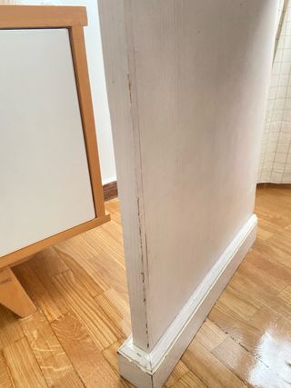 Escritorio madera blanco