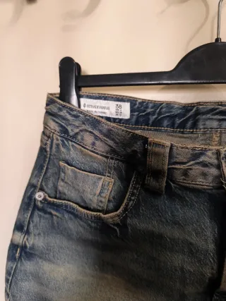 Falda pantalón denim Stradivarius T.38