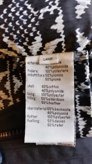 Giaccone uomo blu con cappuccio