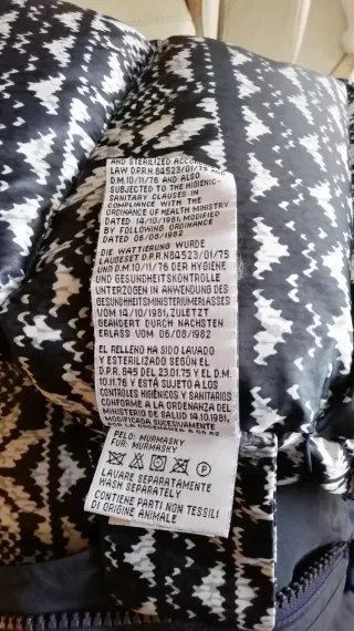 Giaccone uomo blu con cappuccio