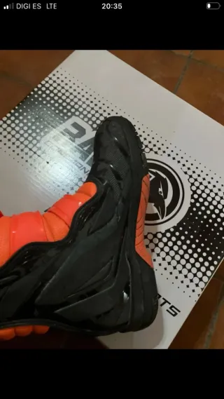 Botas Motocross Raven Negras y Naranjas nuevas