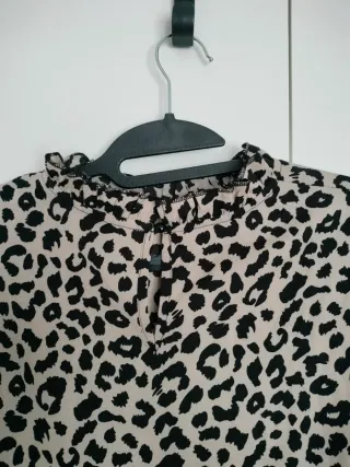Camisa estampada leopardo