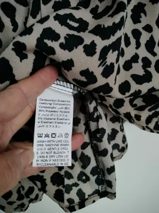 Camisa estampada leopardo