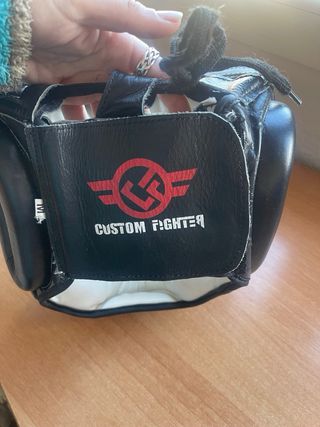 Casco protector Custom Fighter kick boxing/boxeo