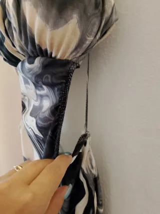 Vestito lungo estivo fantasia aperto dietro