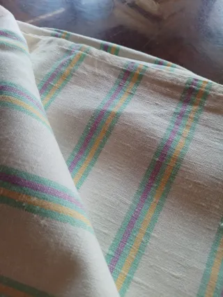 Tovaglia artigianale a righe