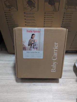 BabyBjörn One Air Malla 3D Plata