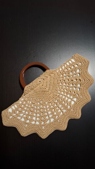 Borsa ventaglio uncinetto