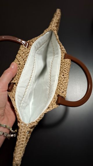 Borsa ventaglio uncinetto