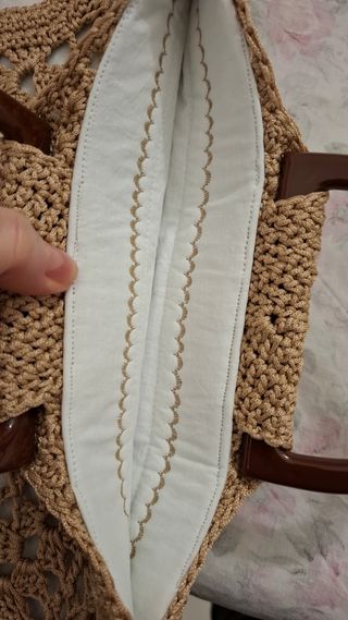 Borsa ventaglio uncinetto