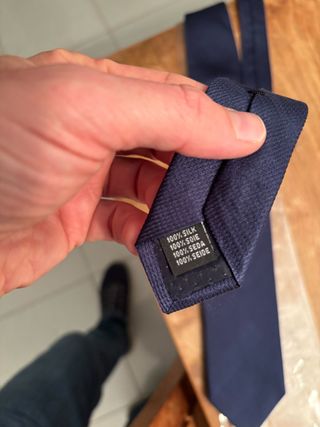 Corbata Bugano 100% Seda Azul - A estrenar!