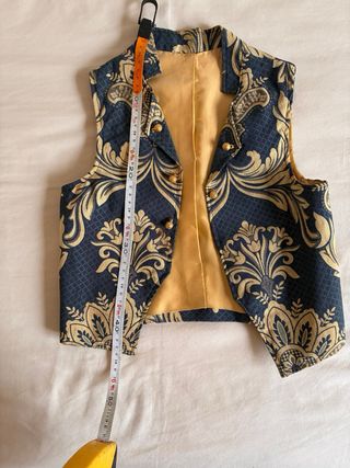 OFERTA !! Chaleco FALLERO niño azul y dorado