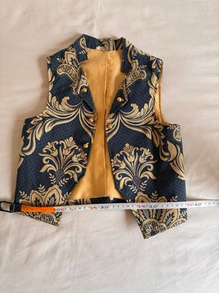 OFERTA !! Chaleco FALLERO niño azul y dorado