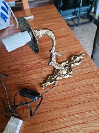 Coppia Applique Vintage Ottone