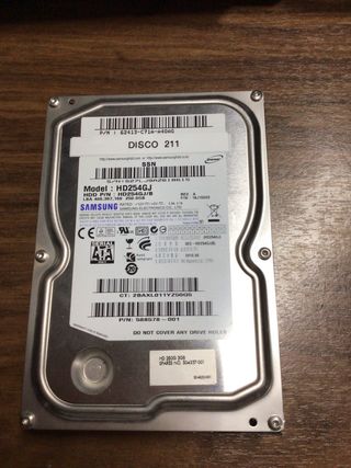 Disco Duro Samsung 250GB HD254GJ