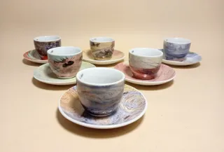 VINCENT VAN GOGH Collection Set 6 TAZZINE PIATTINO